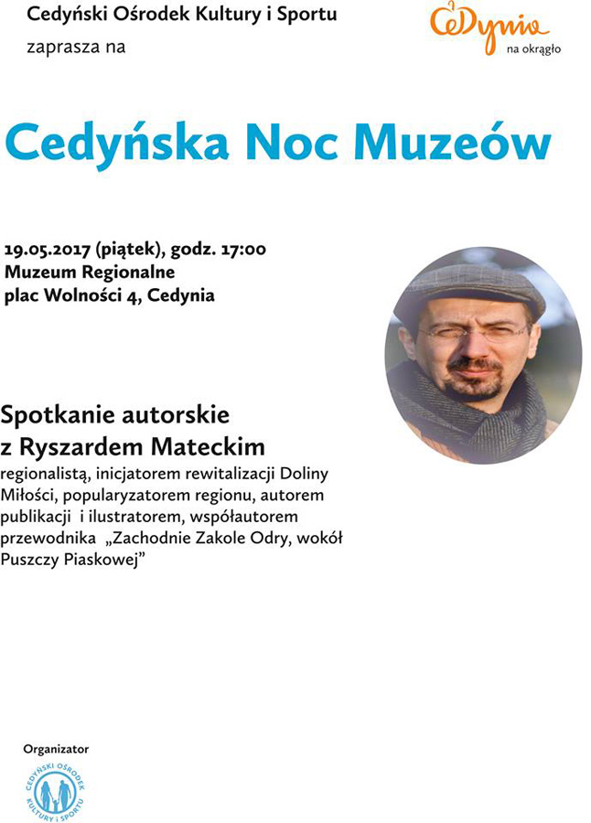 Zaproszenie na spotkanie autorskie z Ryszardem Mateckim
